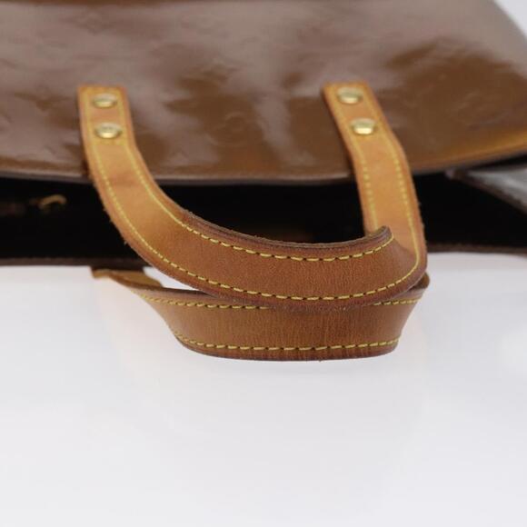 LOUIS VUITTON Monogram Vernis Reade PM Hand Bag Bronze M91146 - Picture 7 of 16